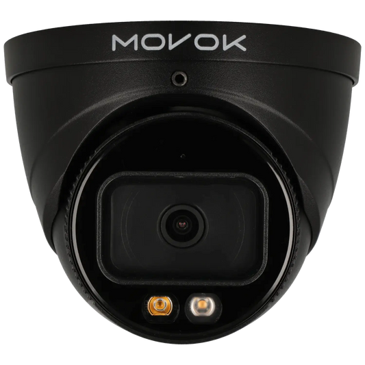 Minidome IP-kamera, 8 MP, fast lins 2.8mm, Svart (Serie 2), mod. T281-AS-LI-B
