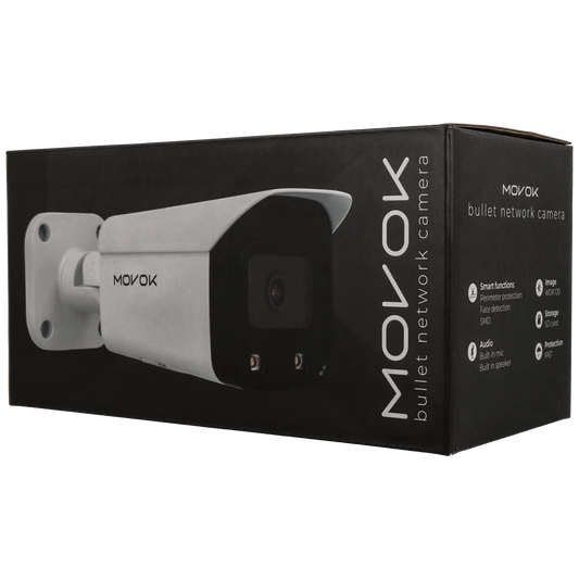 Bullet IP-kamera, 5 MP, fast lins 2.8mm, Vit (Serie 3)