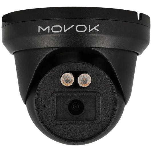 Minidome IP-kamera, 4 MP, fast lins 2.8mm, Svart (Serie 1), mod. T141-L-B