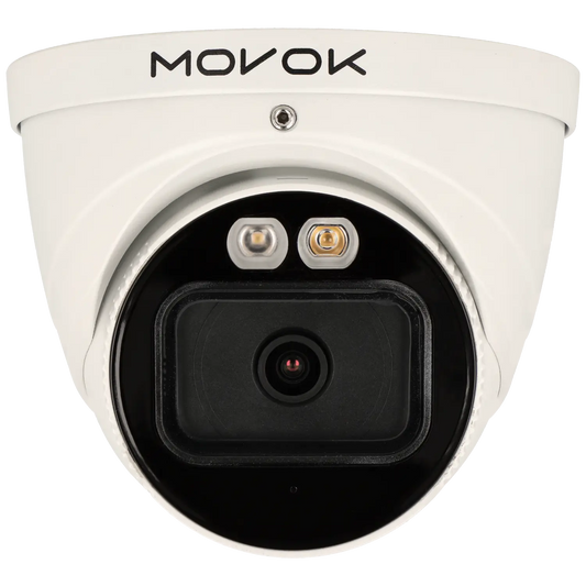 Minidome IP-kamera, 8 MP, fast lins 2.8mm, Vit (Serie 5)