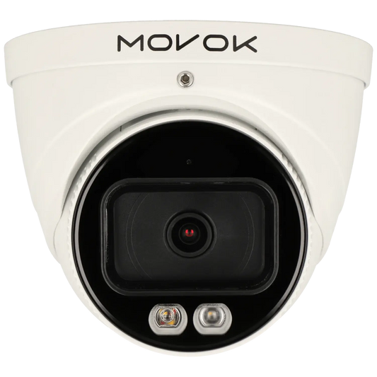 Minidome IP-kamera, 8 megapixlar, fast lins