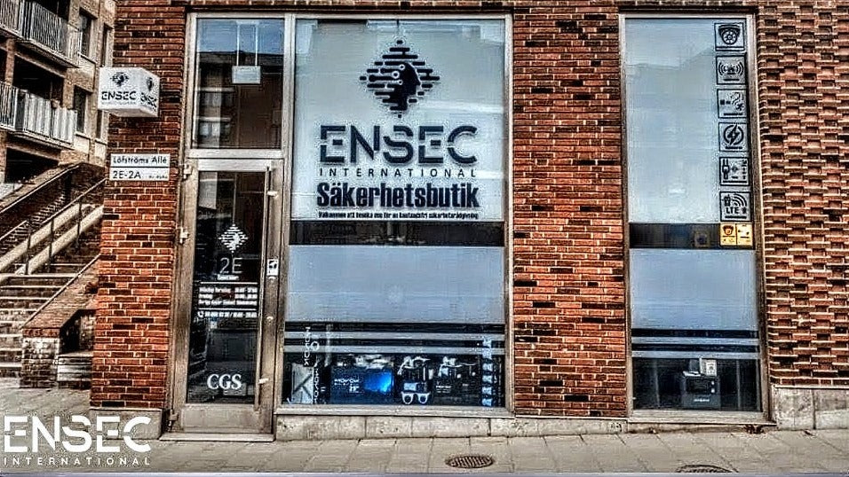 Ensec showroom — Säkerhetsbutik i Stockholm