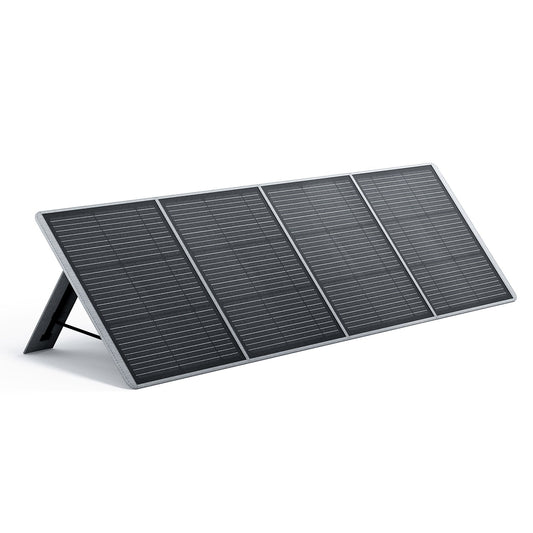 Hopfällbar solpanel 200W för kraftstationer