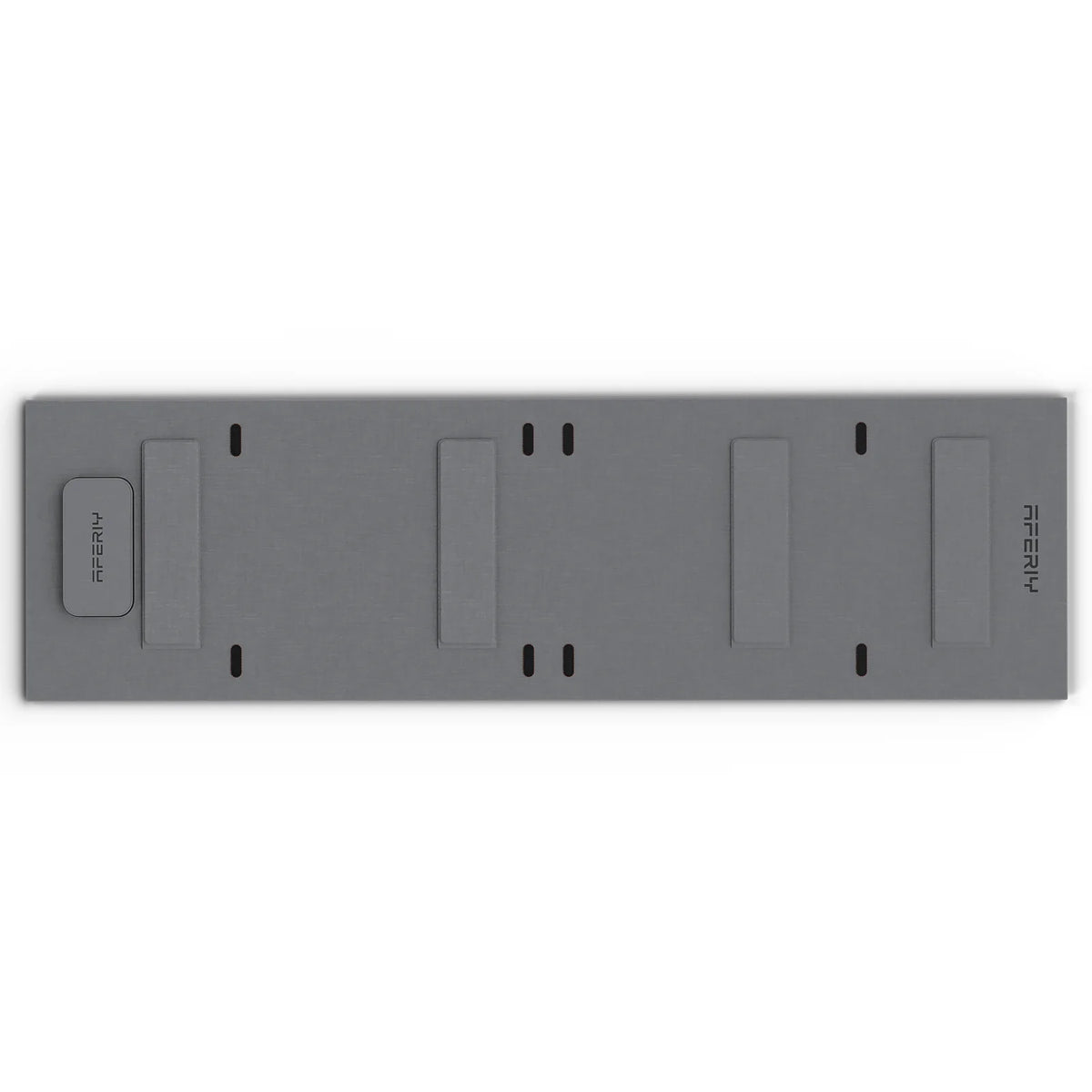 Aferiy solpanel 400W hopfälld, anslutningsportar synliga
