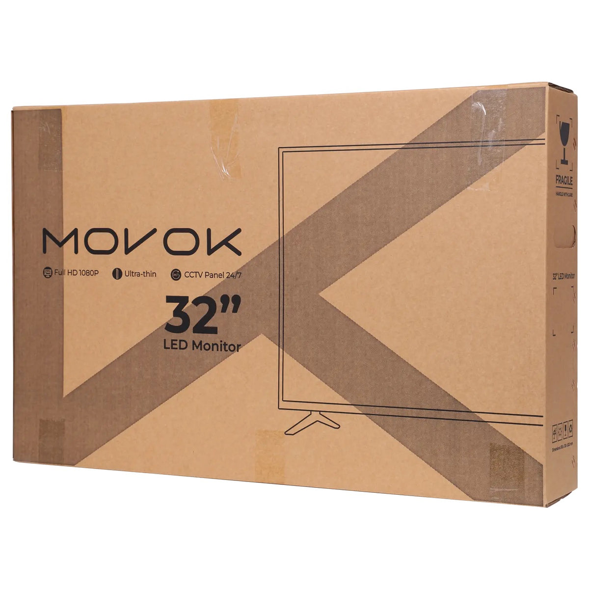 Movok VK-MON-32-FHD 32 tums Full HD IPS övervakningsmonitor