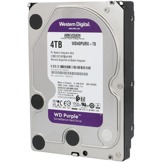 WD Purple WD43PURZ 4 TB övervakningsdisk för NVR