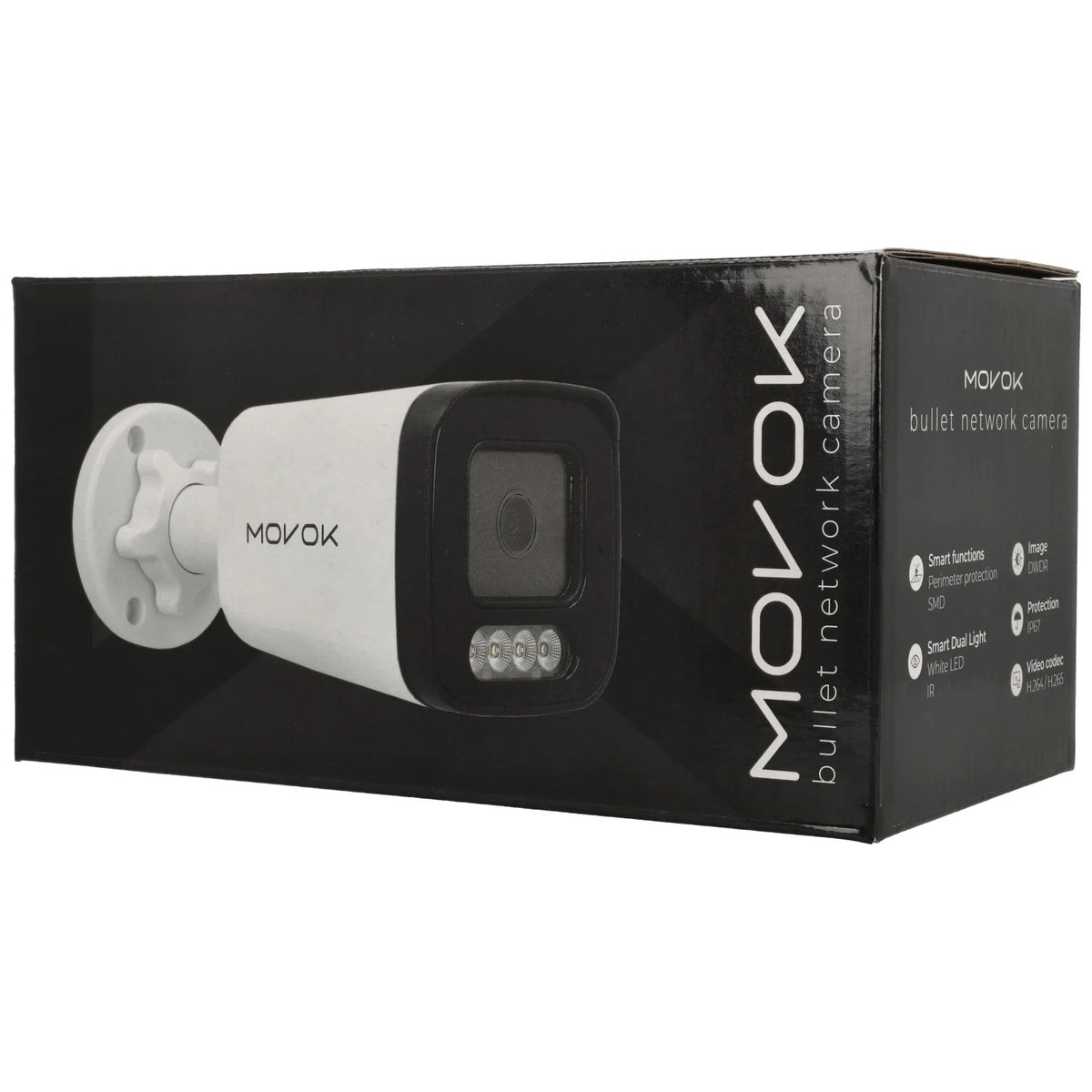 Movok VK-IPC-B251-LI-B 5 MP IP-kamera bullet med Smart Dual Light