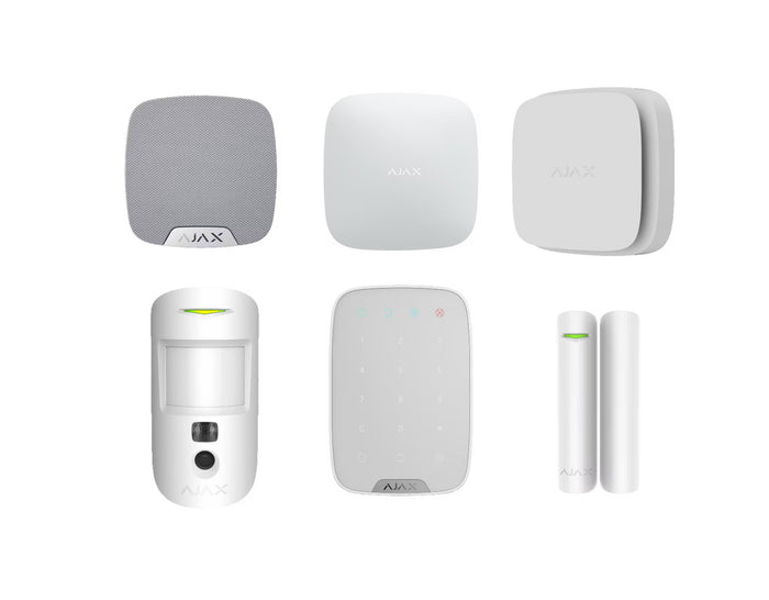 Ajax 4G Hemlarm med Kamera & Brandskydd – MotionCam & FireProtect 2