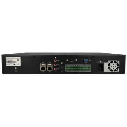 IP recorder of 64 channel and 8 mpx resolution