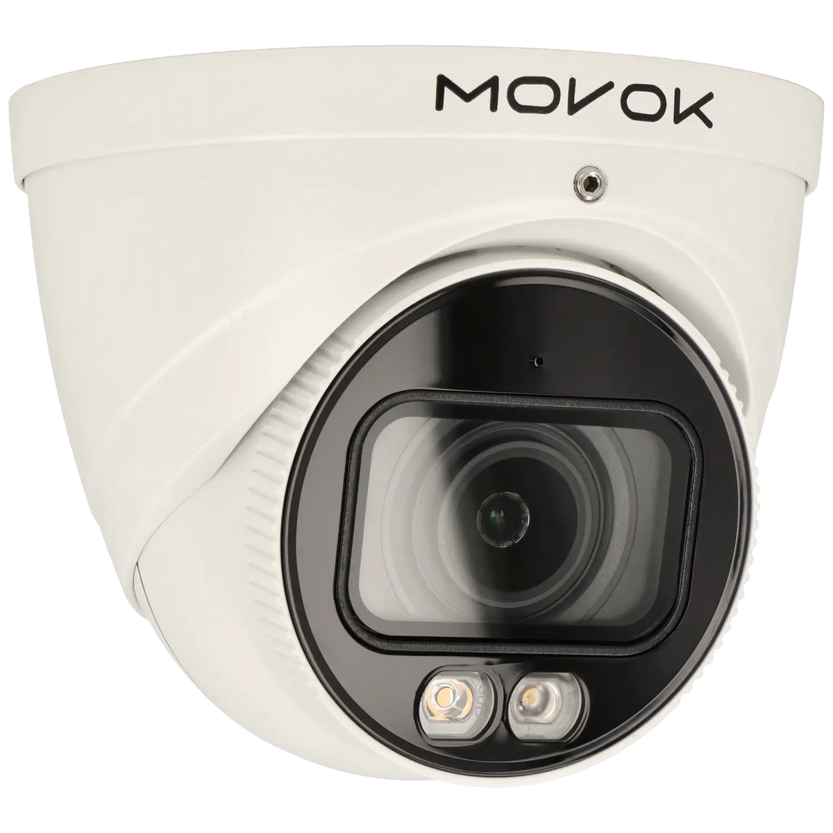 Minidome ip camera of 4 megapixels and optical zoom lens
