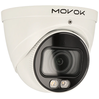 Minidome ip camera of 4 megapixels and optical zoom lens
