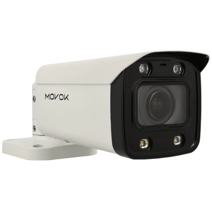 Bullet IP camera of 8 megapixels and optical zoom lens