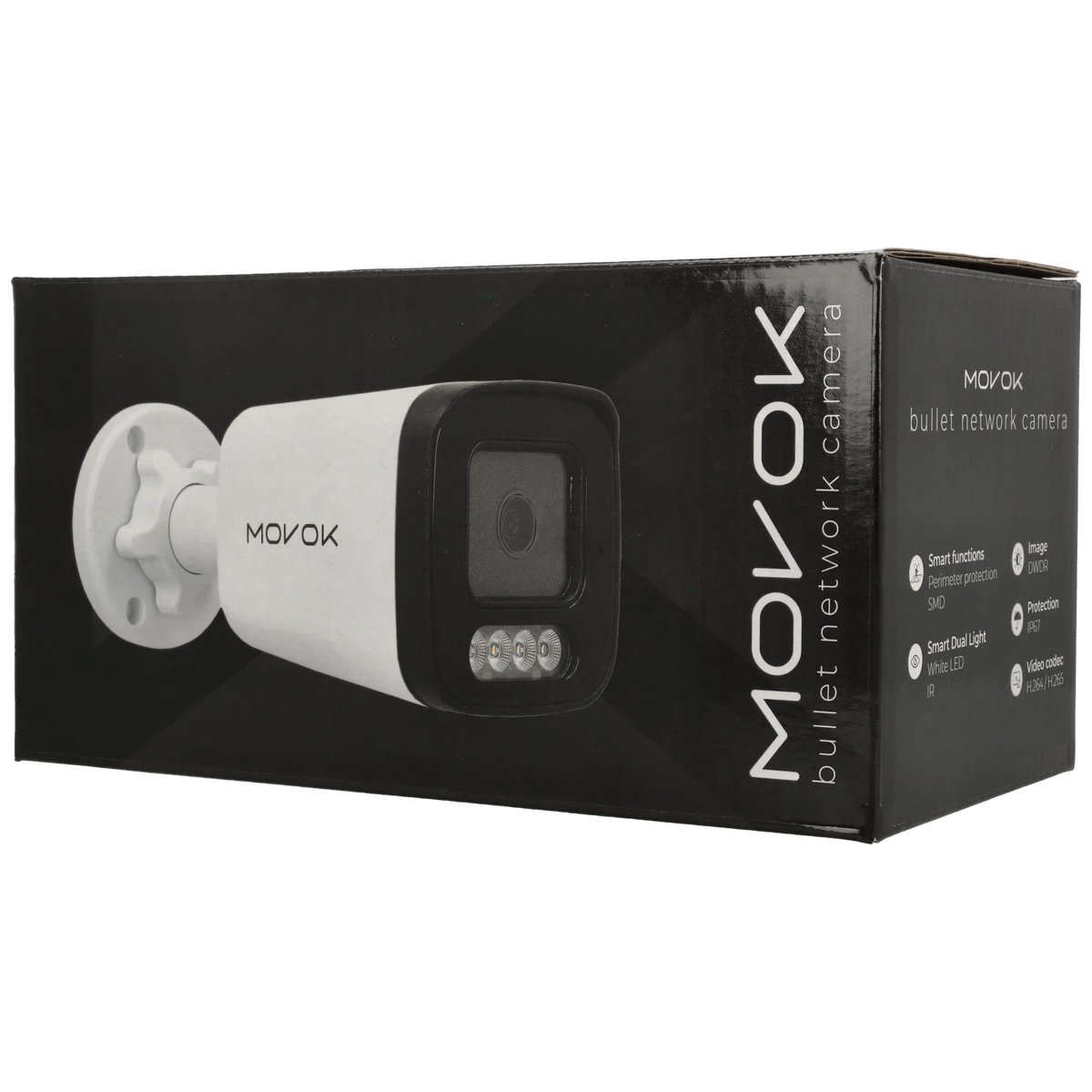 Bullet IP-kamera, 5 megapixlar, fast lins