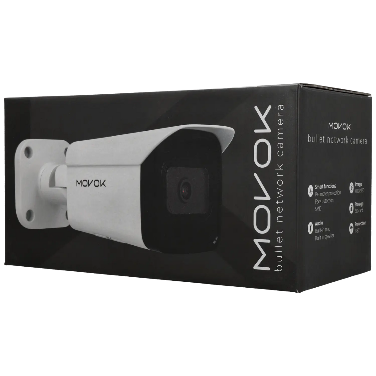 Bullet IP-kamera, 5 megapixlar, fast lins