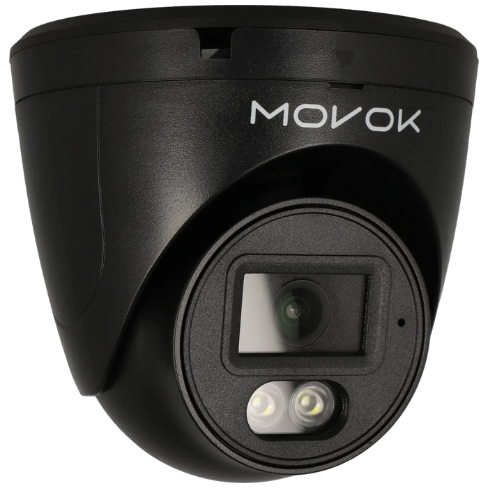 Minidome IP-kamera, 2 MP, fast lins 2.8mm, Svart