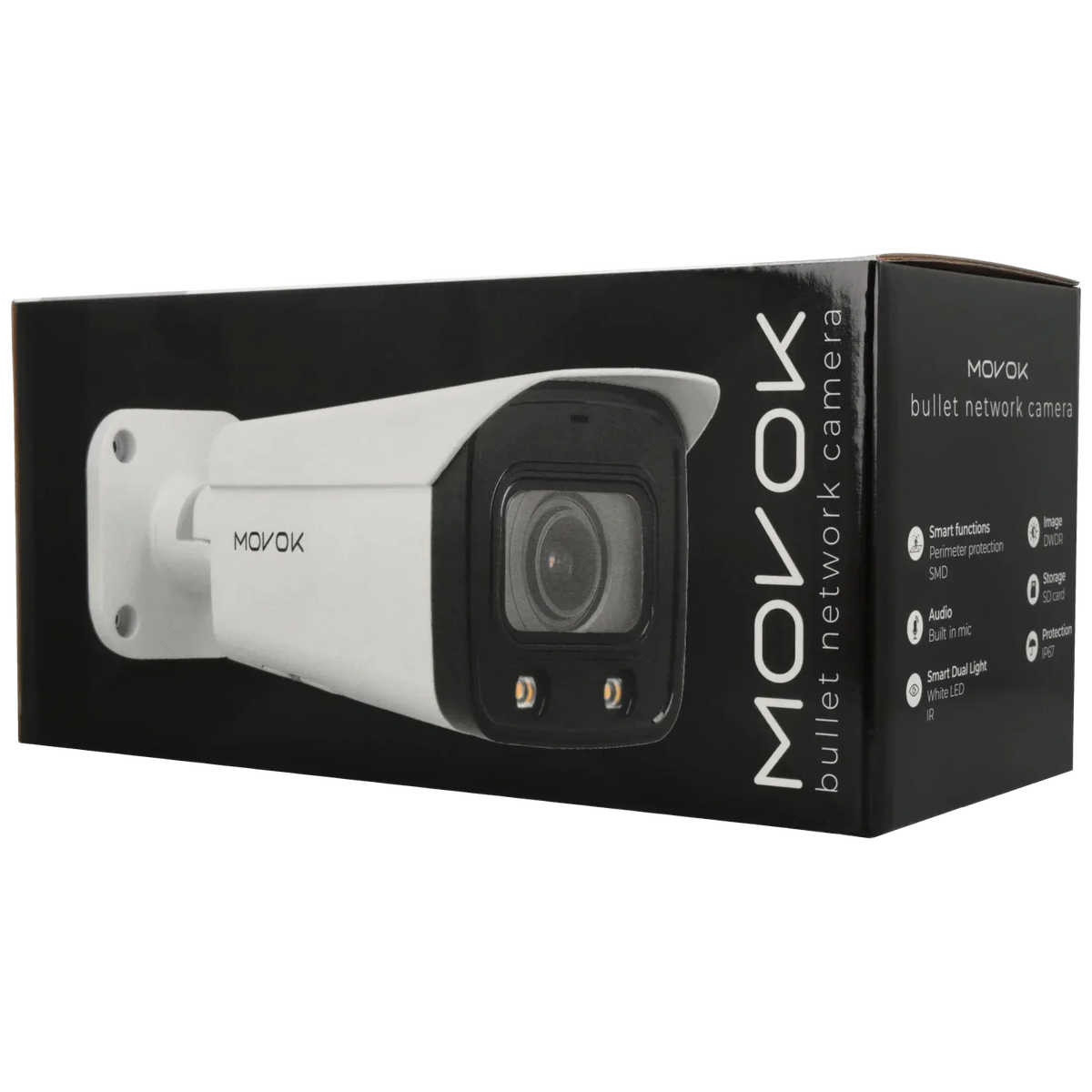 Bullet IP-kamera, 5 megapixlar, optisk zoomlins