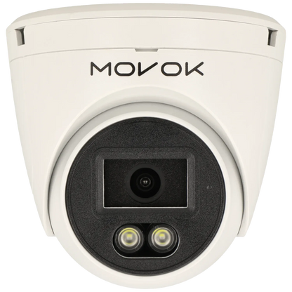 Minidome IP-kamera, 4 megapixlar, fast lins