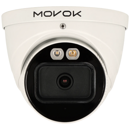 Minidome IP-kamera, 8 megapixlar, fast lins