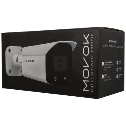 Bullet ip camera of 5 megapixels and fix lens