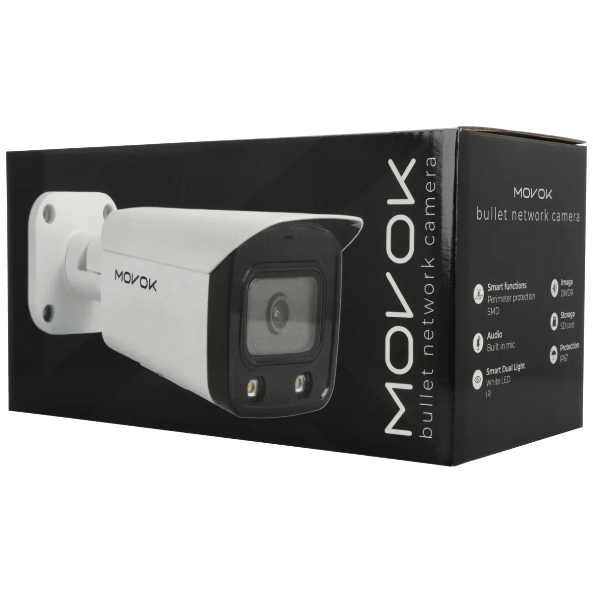 Bullet ip camera of 5 megapixels and fix lens
