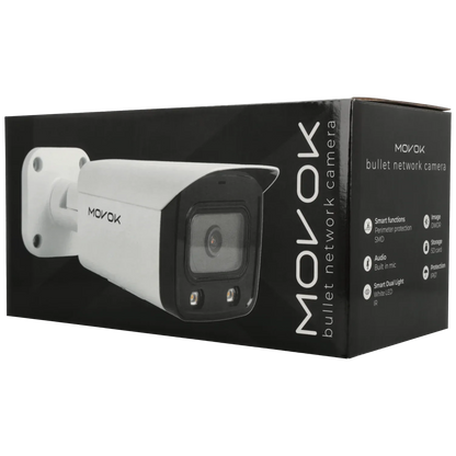 Bullet ip camera of 5 megapixels and fix lens