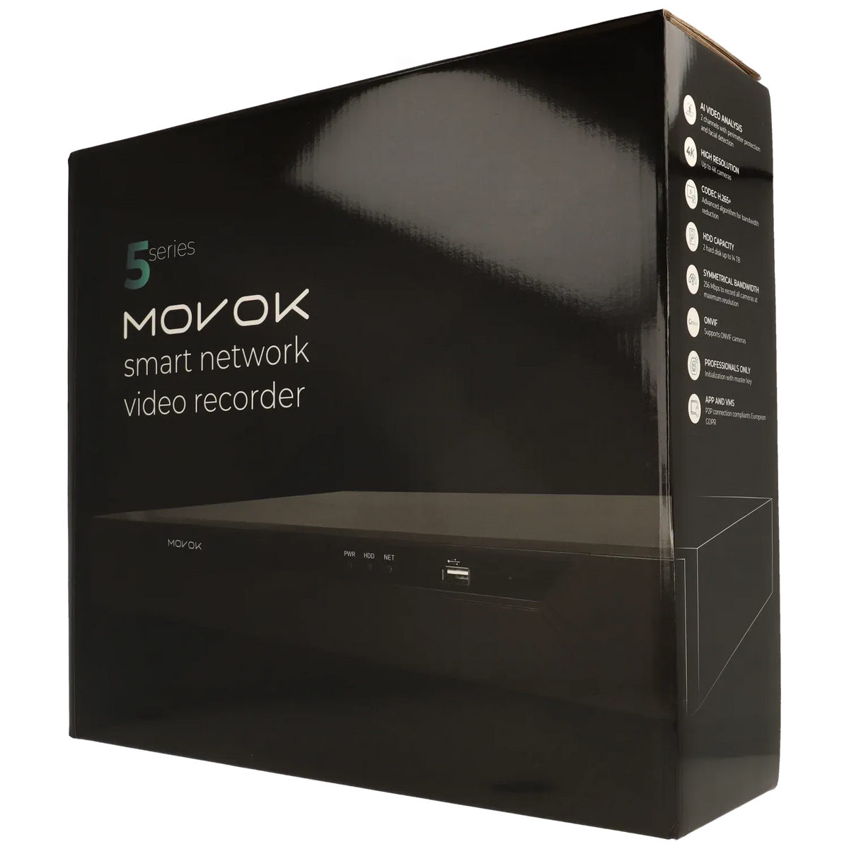 IP-inspelare, 32 kanaler, 8 mpx upplösning