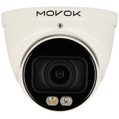 Minidome ip camera of 5 megapixels and optical zoom lens