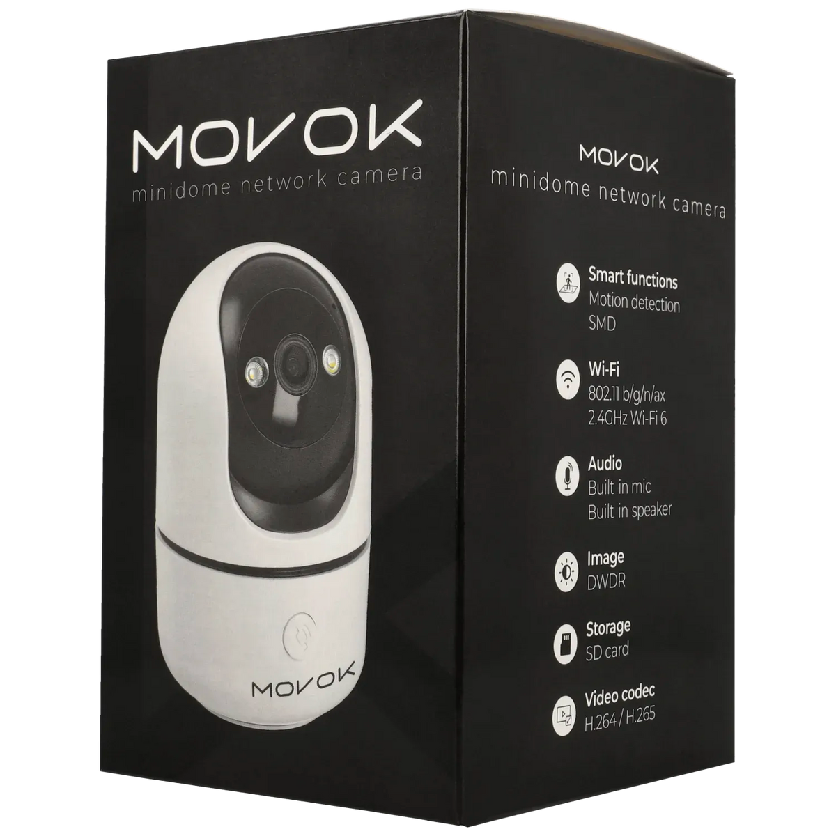 PT IP camera of 4 megapixels and fix lens