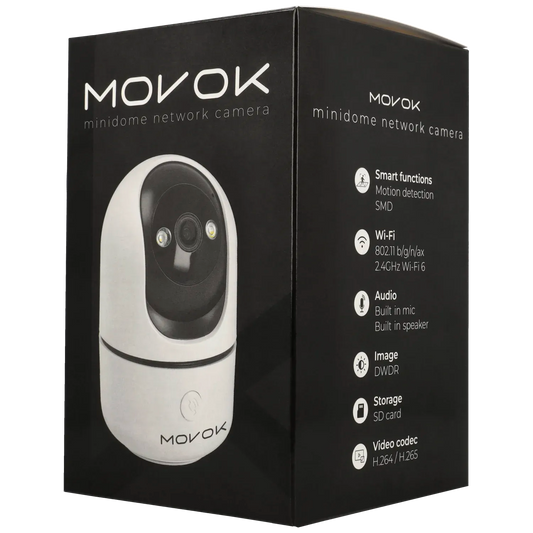 PT IP camera of 4 megapixels and fix lens