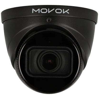 Minidome ip camera of 5 megapixels and optical zoom lens