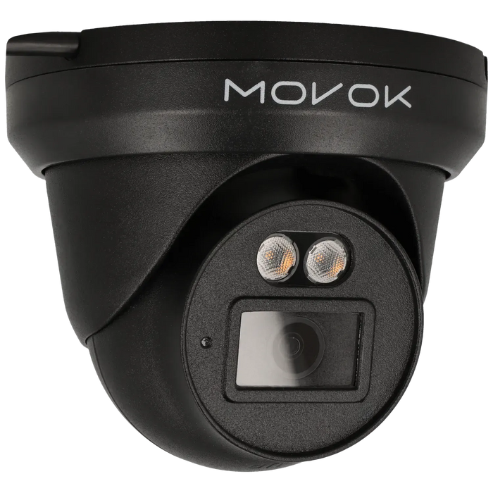 Minidome IP-kamera, 4 MP, fast lins 2.8mm, Svart (Serie 1), mod. T141-L-B