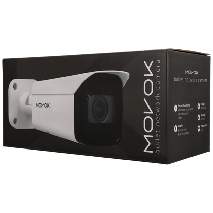 Bullet ip camera of 5 megapixels and optical zoom lens