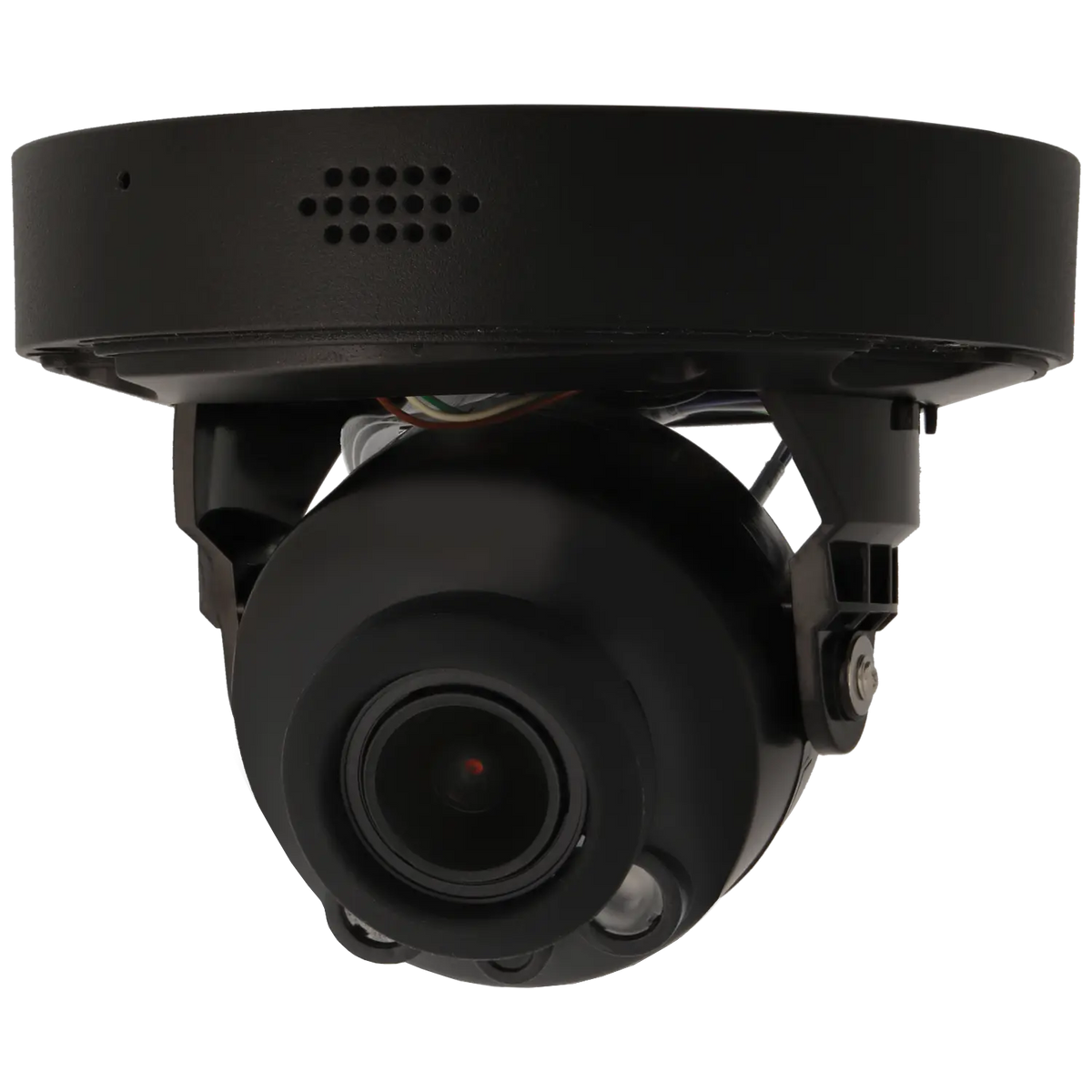 Minidome ip camera of 5 megapixels and optical zoom lens