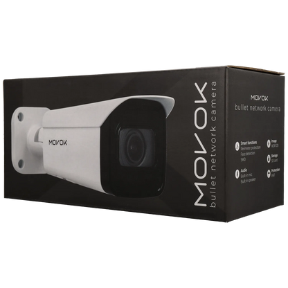 Bullet IP-kamera, 8 megapixlar, optisk zoomlins
