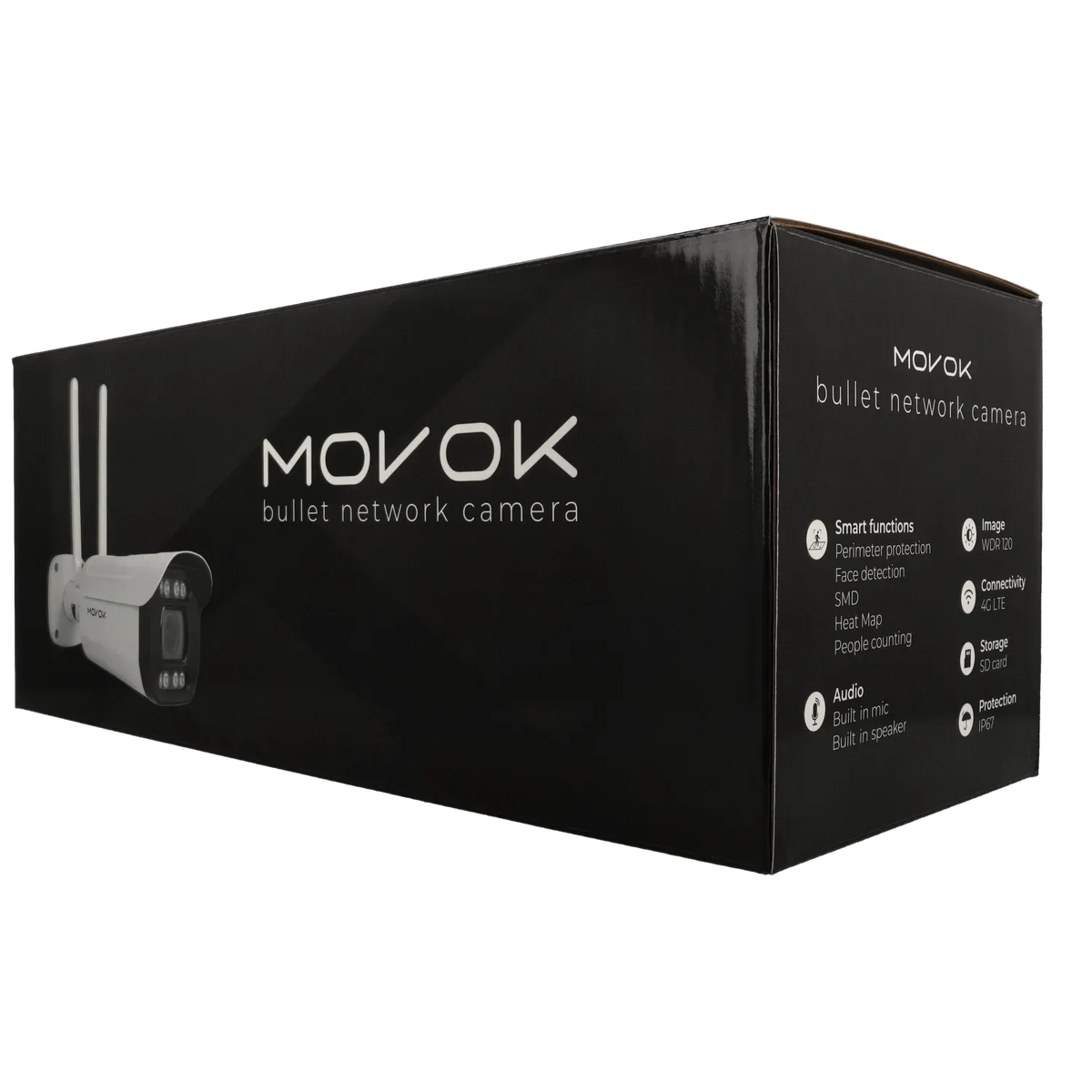 Bullet IP-kamera, 5 megapixlar, optisk zoomlins