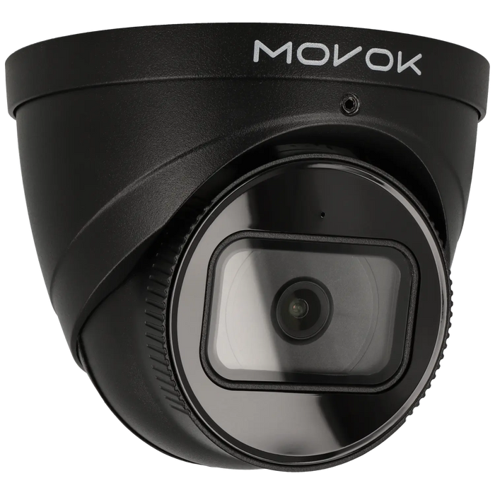 Minidome IP-kamera, 5 MP, fast lins 2.8mm, Svart (Serie 3), mod. T351-AS-I-B