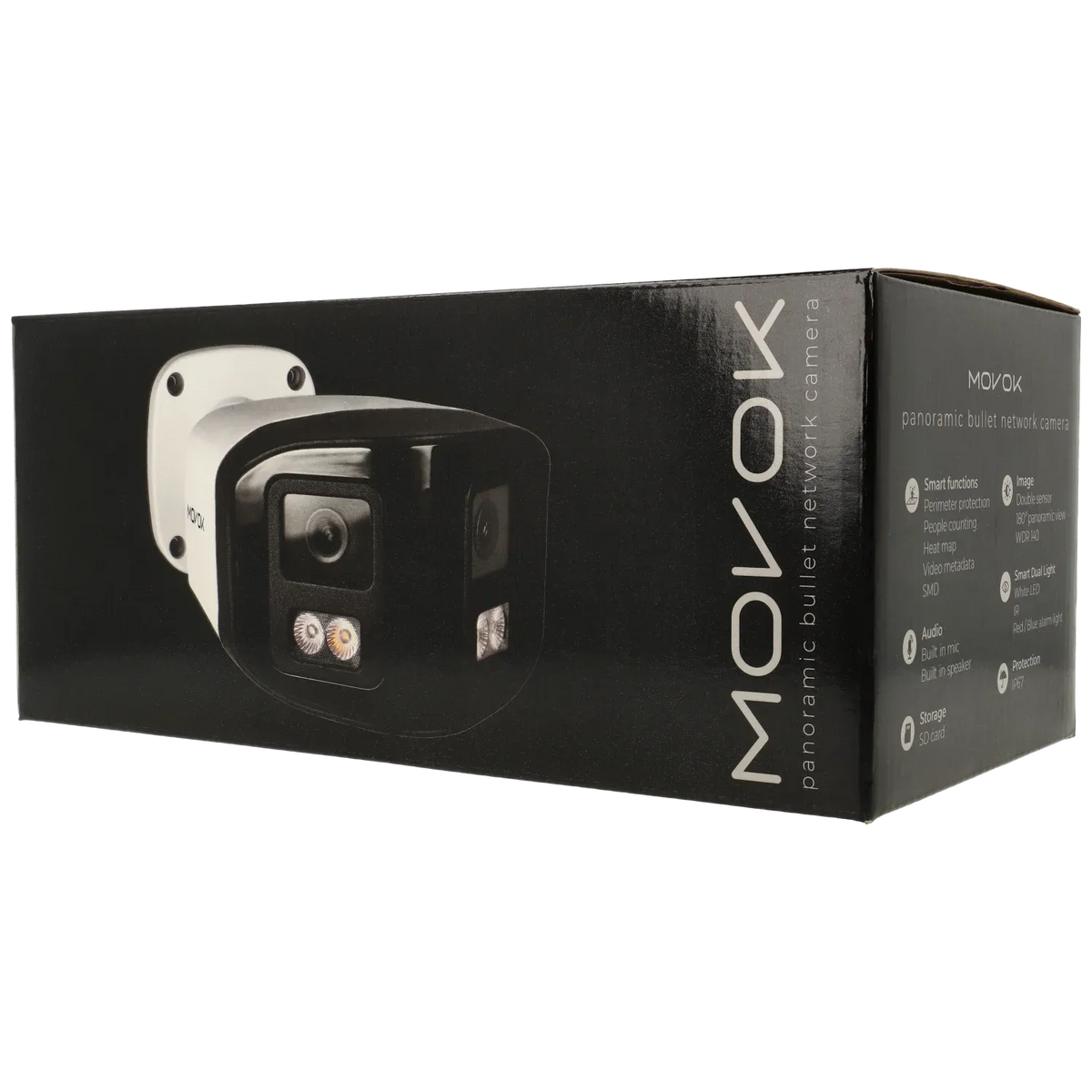 Panoramic ip camera of 8 megapíxeles and fix lens