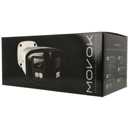 Panoramic ip camera of 8 megapíxeles and fix lens