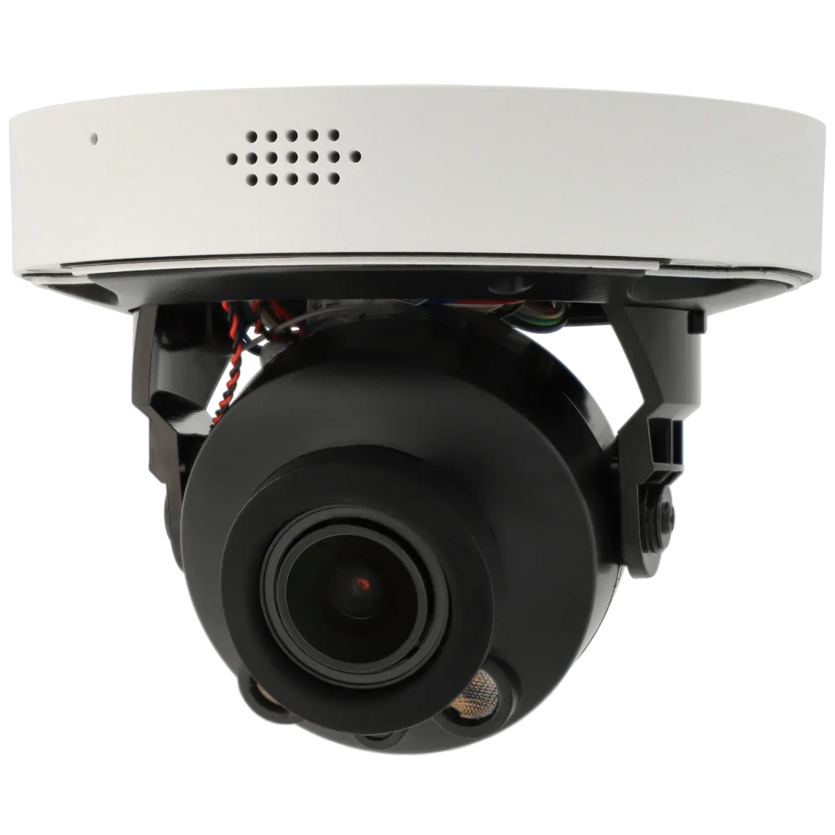 Minidome ip camera of 8 megapixels and optical zoom lens