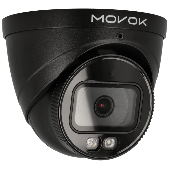 Minidome IP-kamera, 8 MP, fast lins 2.8mm, Svart (Serie 3), mod. T382-AS-TI-B