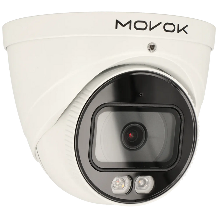 Minidome IP-kamera, 8 MP, fast lins 2.8mm, Vit (Serie 3)