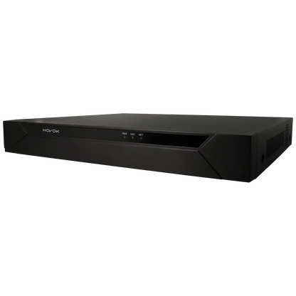 IP recorder of 16 channel and 8 mpx resolution with 16 PoE ports