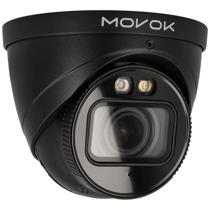 Minidome IP-kamera, 8 MP, zoomlins 2.7-13.5mm, Svart (Serie 2), mod. T281-ZAS-LI-B
