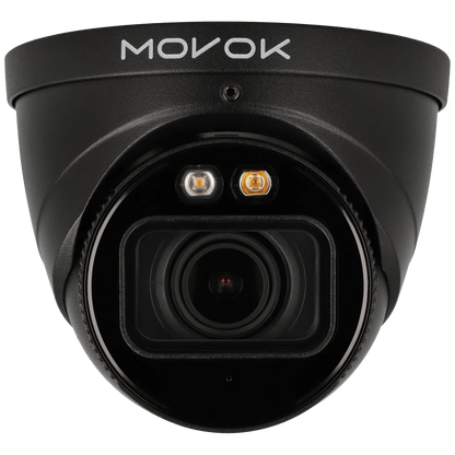 Minidome ip camera of 5 megapixels and optical zoom lens