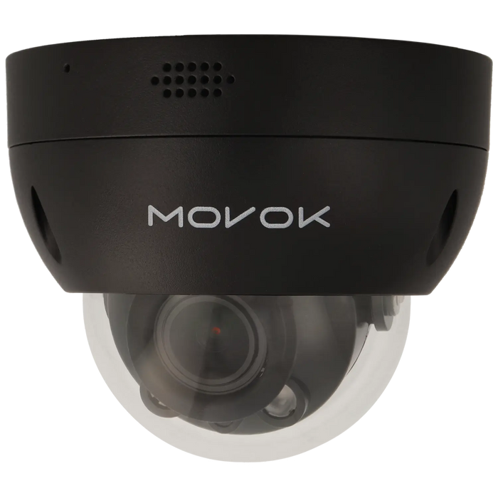 Minidome IP-kamera, 5 MP, zoomlins 2.7-13.5mm, Svart (Serie 3), mod. D351-ZAS-I-B