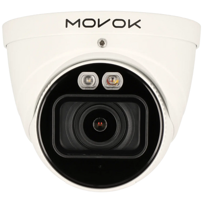 Minidome IP-kamera, 8 MP, zoomlins 2.7-13.5mm, Vit (Serie 3)