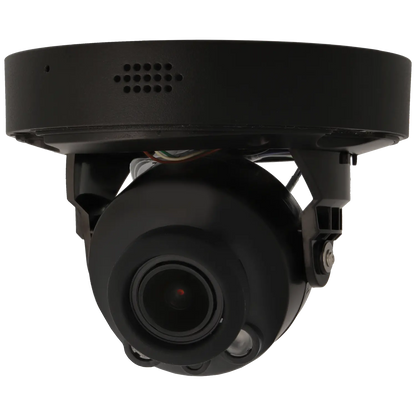 Minidome ip camera of 8 megapíxeles and optical zoom lens