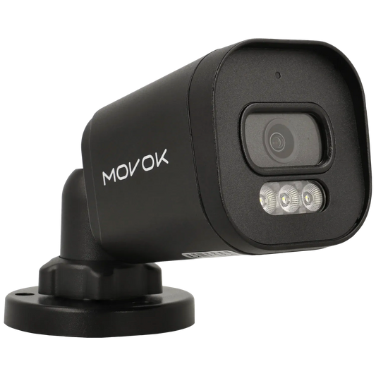 Bullet IP-kamera, 4 MP, fast lins 2.8mm, Svart (Serie 1), mod. B140-L-B