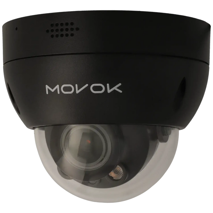 Minidome IP-kamera, 8 MP, zoomlins 2.7-13.5mm, Svart (Serie 2), mod. D281-ZAS-LI-B