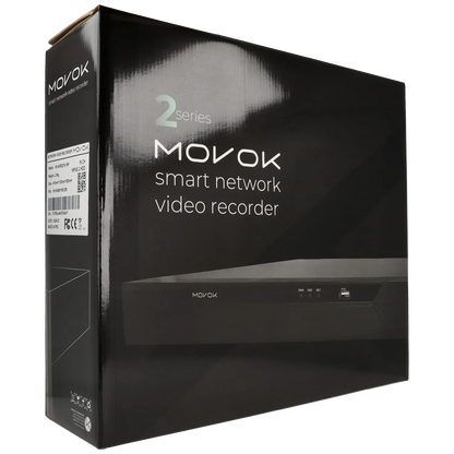 IP recorder of 16 channel and 8 mpx resolution with 16 PoE ports